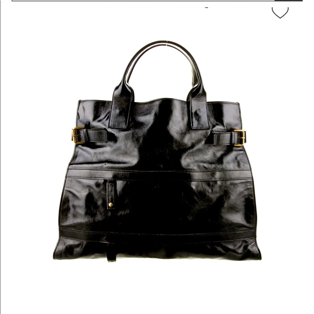 Yves Saint Laurent Patent Leather Tote